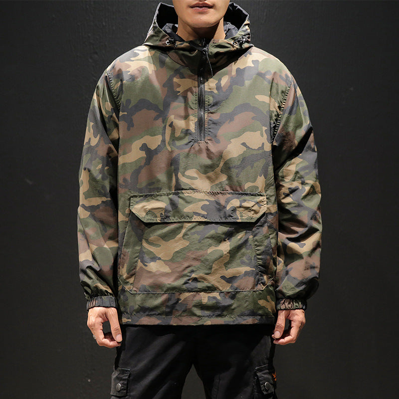 Discover the Ultimate Oversized Reversible Camouflage Hooded Jacket