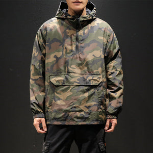 Discover the Ultimate Oversized Reversible Camouflage Hooded Jacket