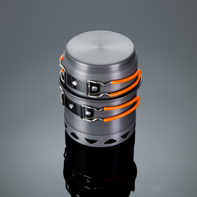 Experience the Ultimate Outdoor Cooking with Our Heat-Collecting Camping Cookware