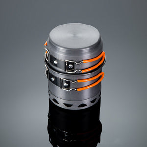 Experience the Ultimate Outdoor Cooking with Our Heat-Collecting Camping Cookware