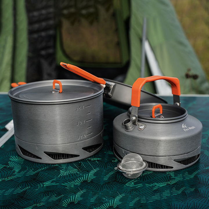 Elevate Your Outdoor Cooking Experience With the Outdoor Portable Camping Cookware Heat Set