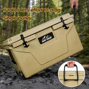 Experience the Great Outdoors with the 85 Quart Khaki Cooler