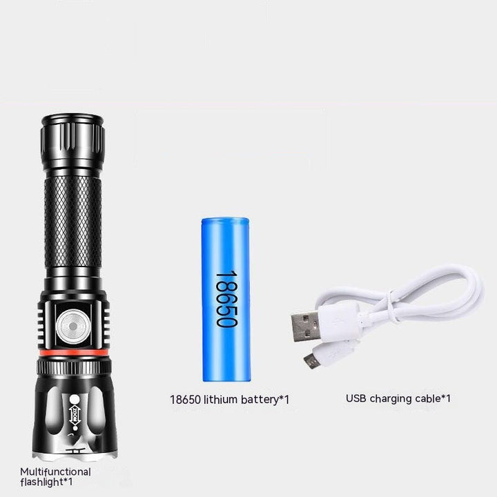 Illuminate Your Adventures with the Outdoor Camping Telescopic Flashlight