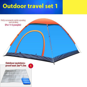 Experience the Great Outdoors with the Automatic Double Multi-person Camping Tent