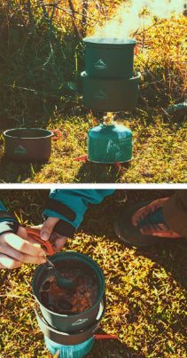 Widesea Outdoor Cookware Set Heat-Collecting