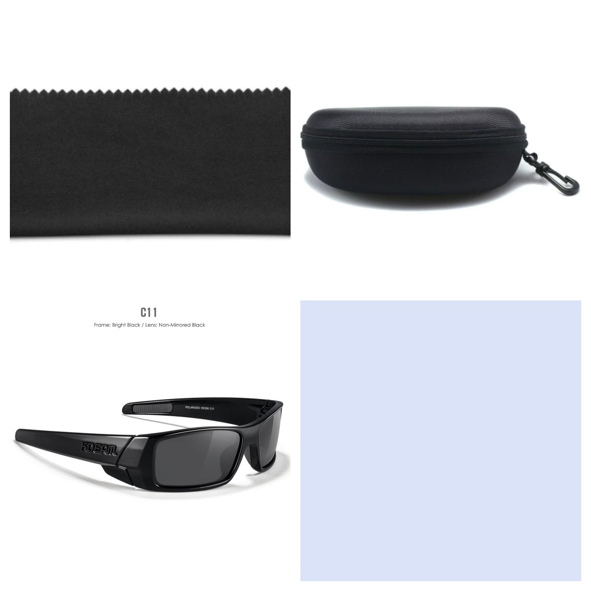 New Outdoor Sports Polarized Sunglasses Square Versatile Eye Protection Colorful Sunglasses