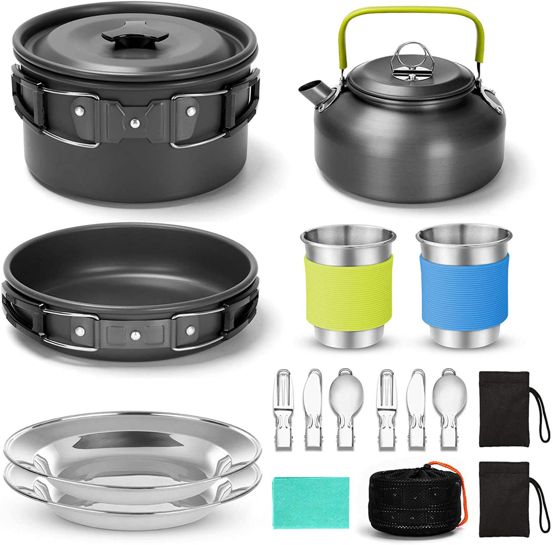Camping Cooker Outdoor Teapot Picnic Pot Set