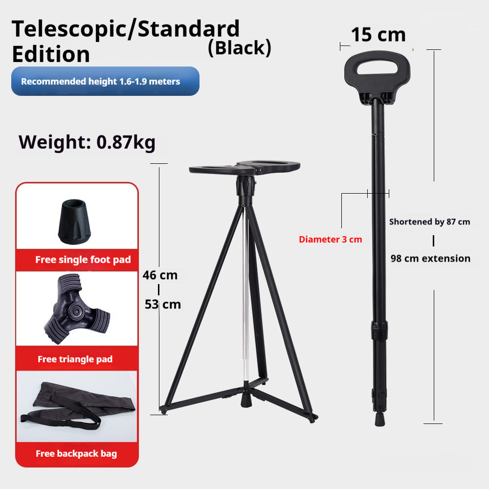 Multifunctional Outdoor Folding Aluminum Alloy Poles