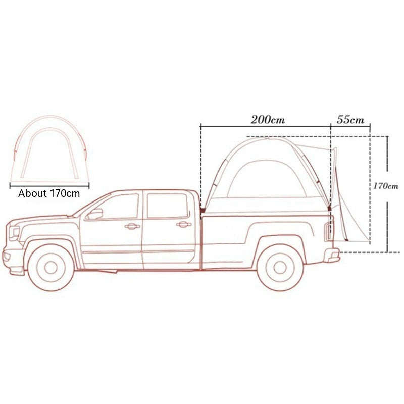 Multi-function Tent For Outdoor Truck bed