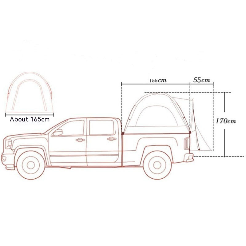 Multi-function Tent For Outdoor Truck bed