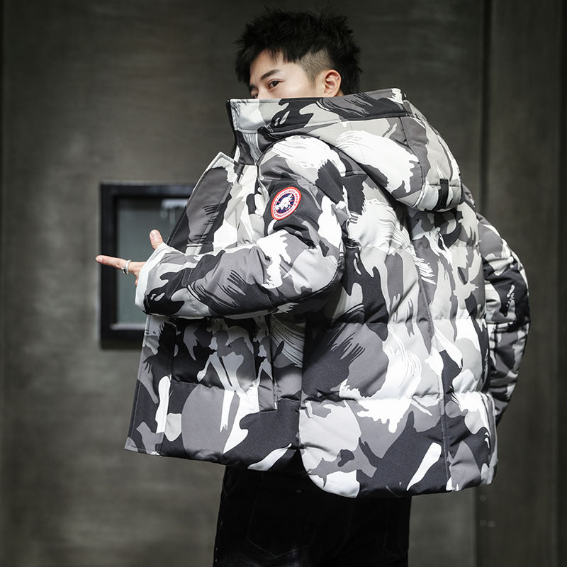 Men's Thick Warm Camouflage Jacket