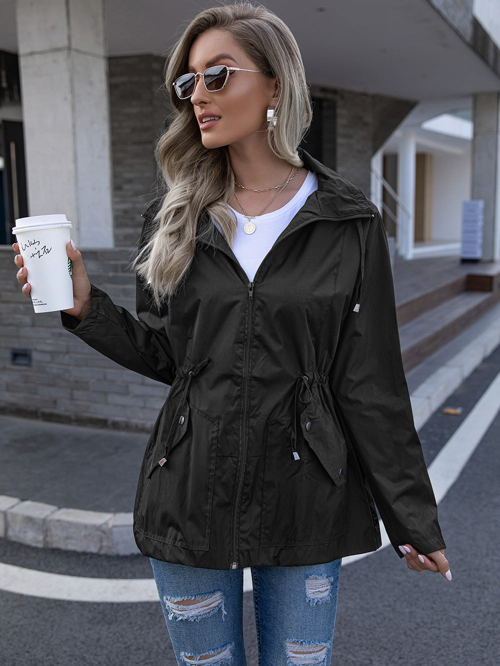 Rainproof Jacket For Outdoor Hiking In The Net