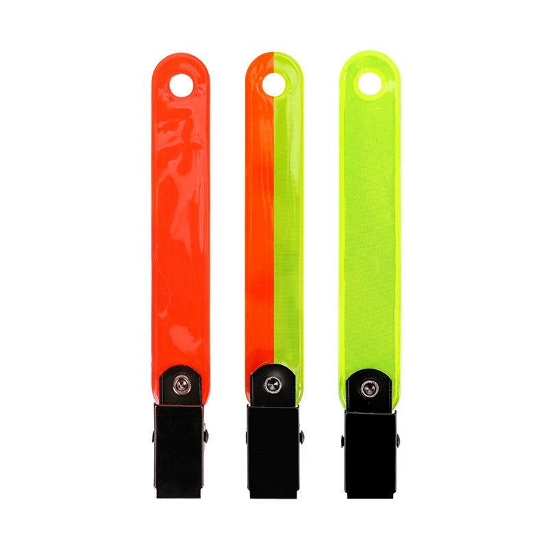 Outdoor Archery Fluorescent Ribbon Clip PVC Road Sign Clip