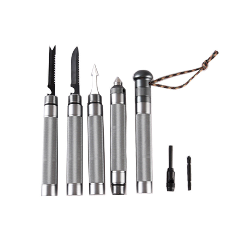 Outdoor Folding Self-defense Trekking Poles