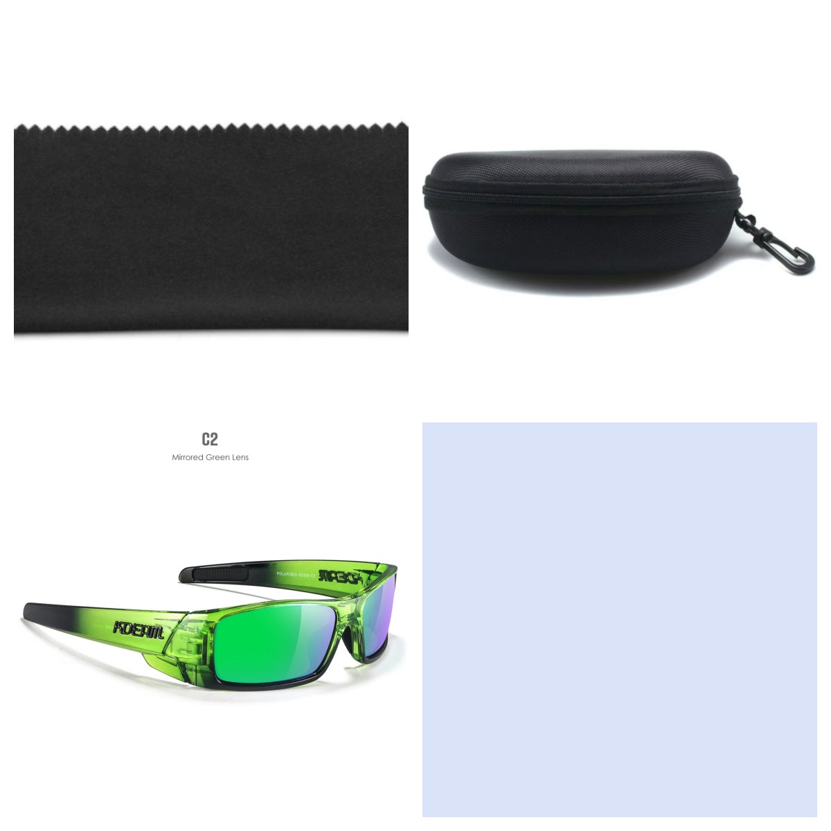 New Outdoor Sports Polarized Sunglasses Square Versatile Eye Protection Colorful Sunglasses