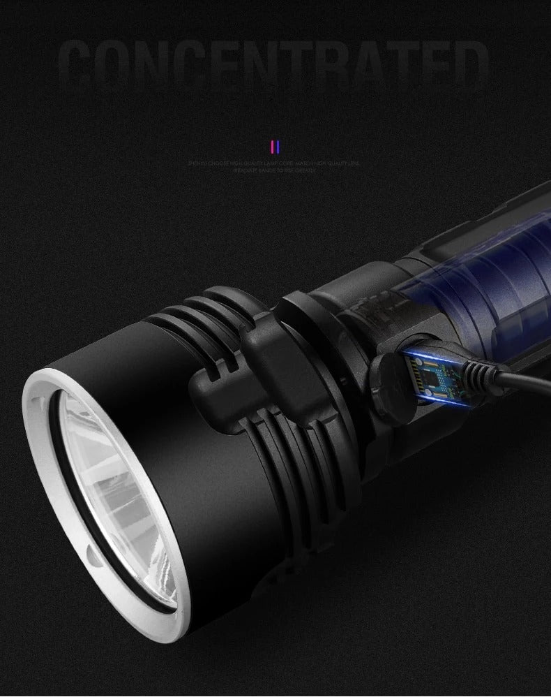 Rechargeable Super Bright LED Flashlight