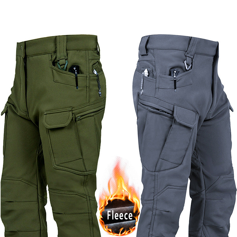 Fleece-lined Warm Casual Ultra-thick Hiking Pant