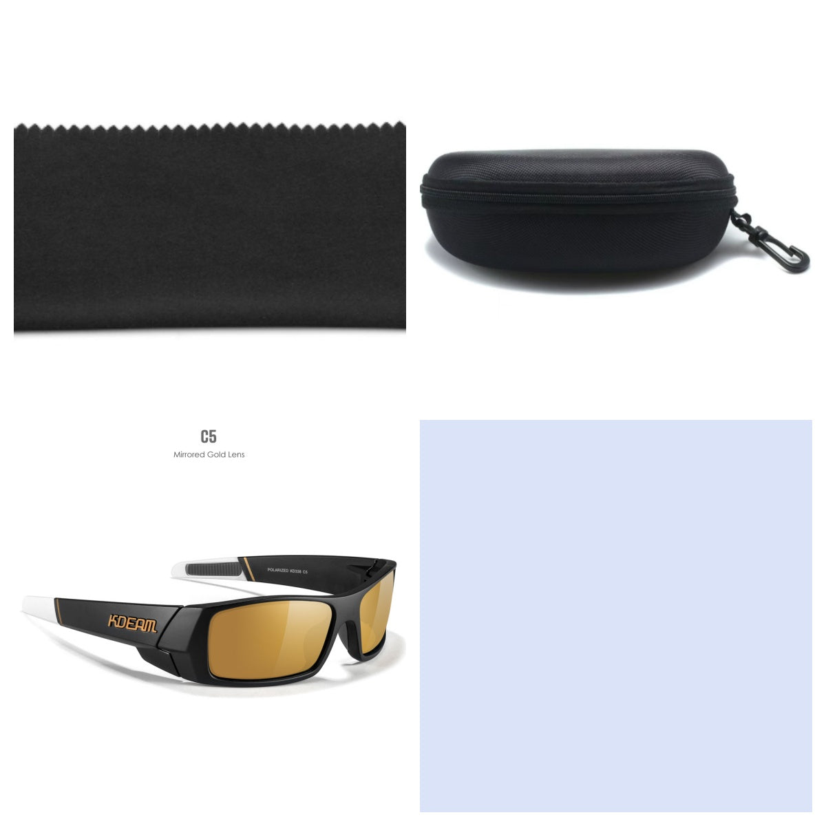 New Outdoor Sports Polarized Sunglasses Square Versatile Eye Protection Colorful Sunglasses