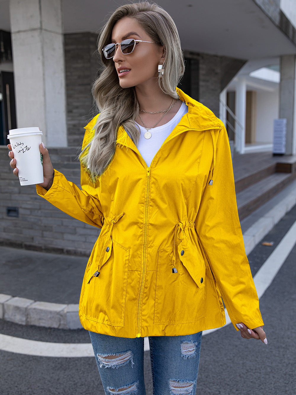 Rainproof Jacket For Outdoor Hiking In The Net