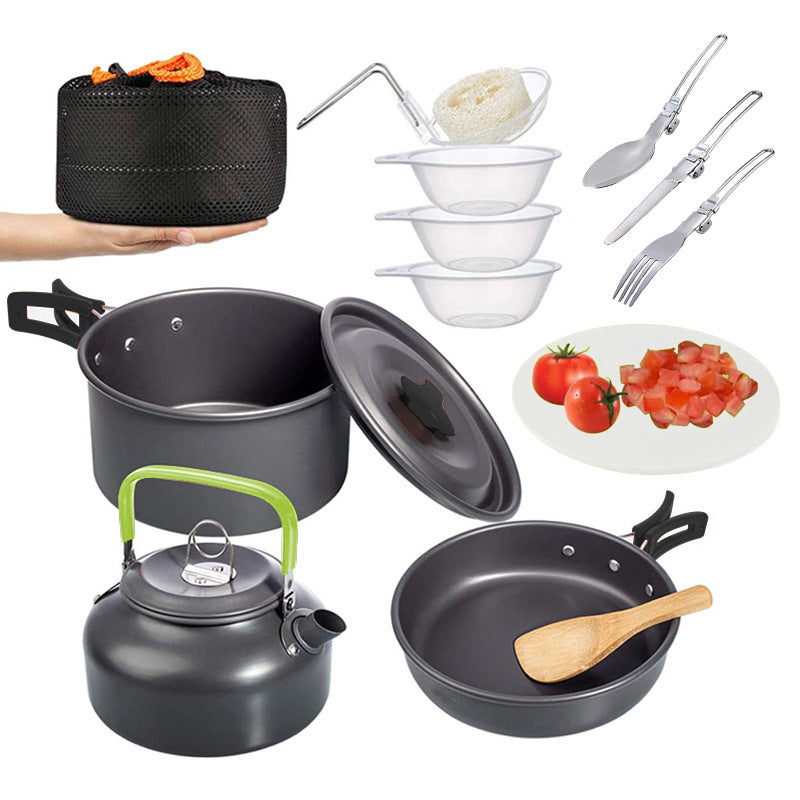 Camping Combination Suit Pot Folding