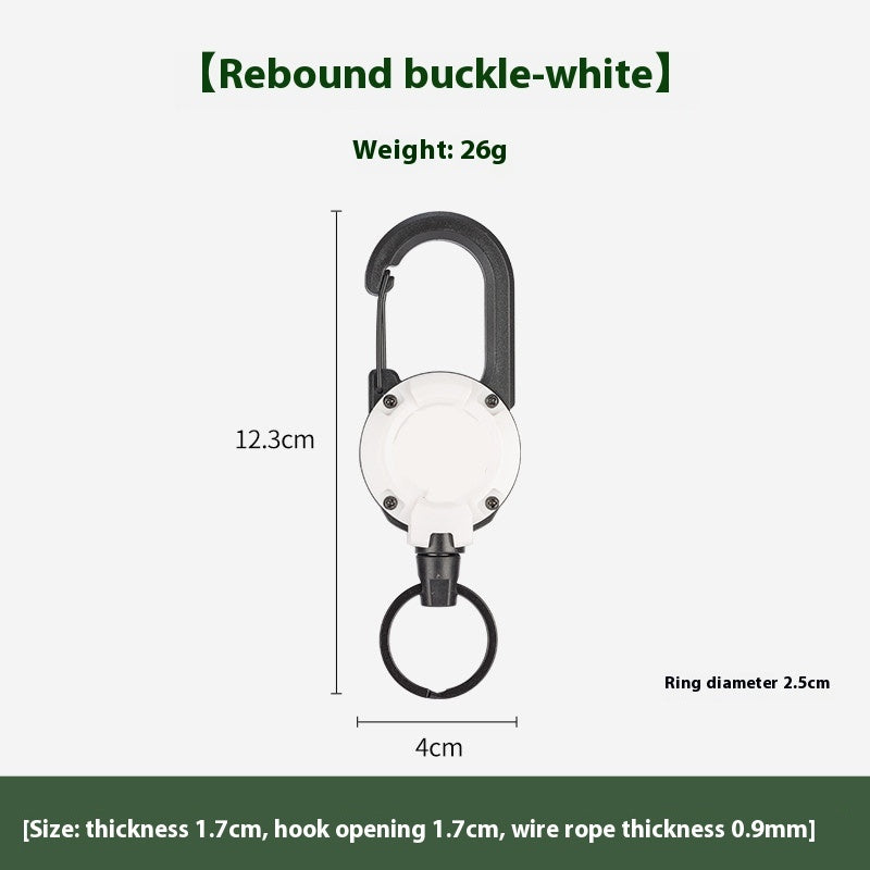 Tactical Easy Pull Retractable Buckle for Outdoor Camping
