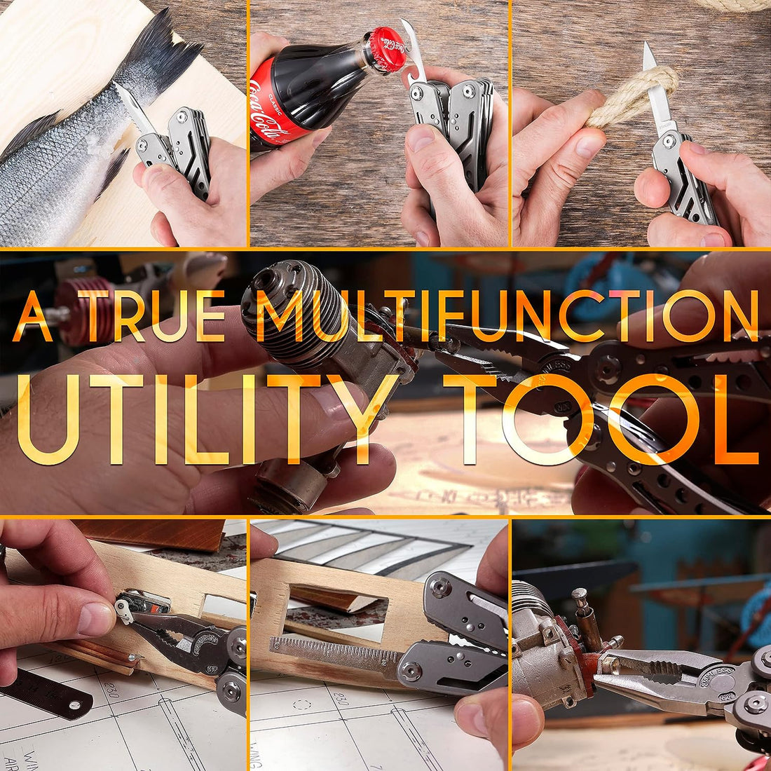 24 In 1 Multifunctional Universal Diagonal Pliers Hardware