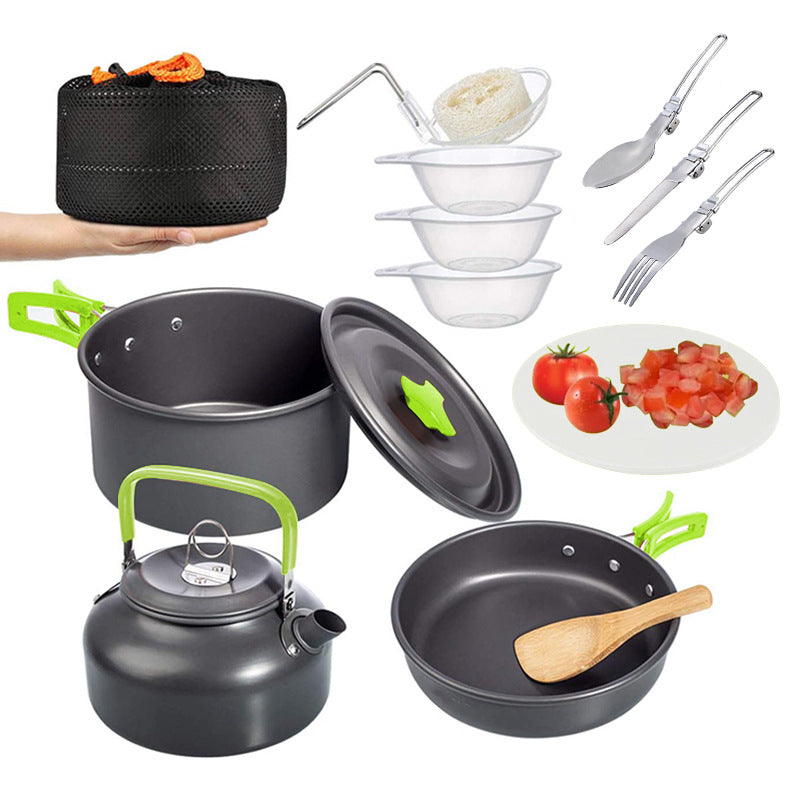 Camping Combination Suit Pot Folding