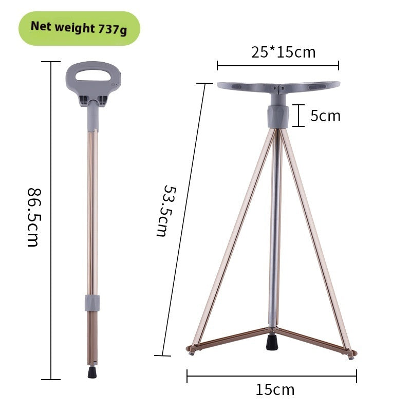 Multifunctional Outdoor Folding Aluminum Alloy Poles