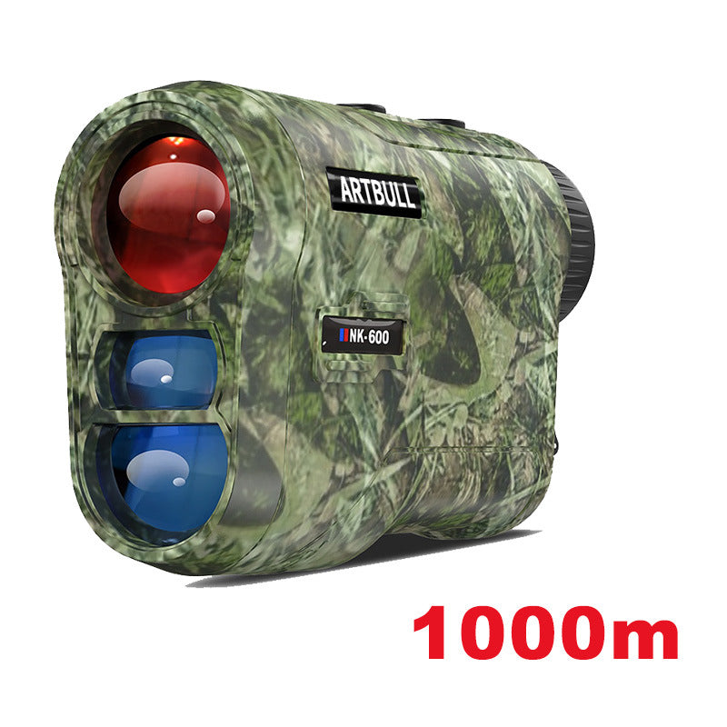 Camouflage Golf Rangefinder Hunting Version Charging Telescope Range 1000m