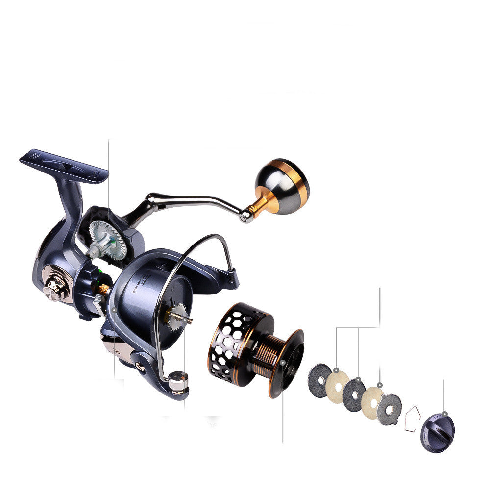 Fishing Wheel Full Metal Luya Spinning Reel