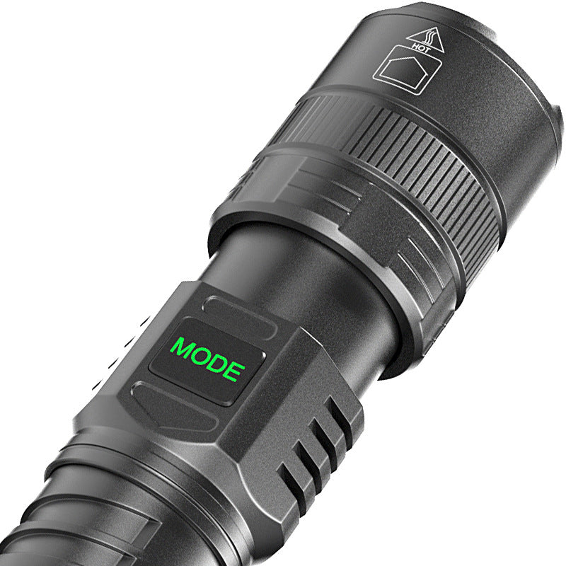 USB Electric Display Camping Portable Flashlight