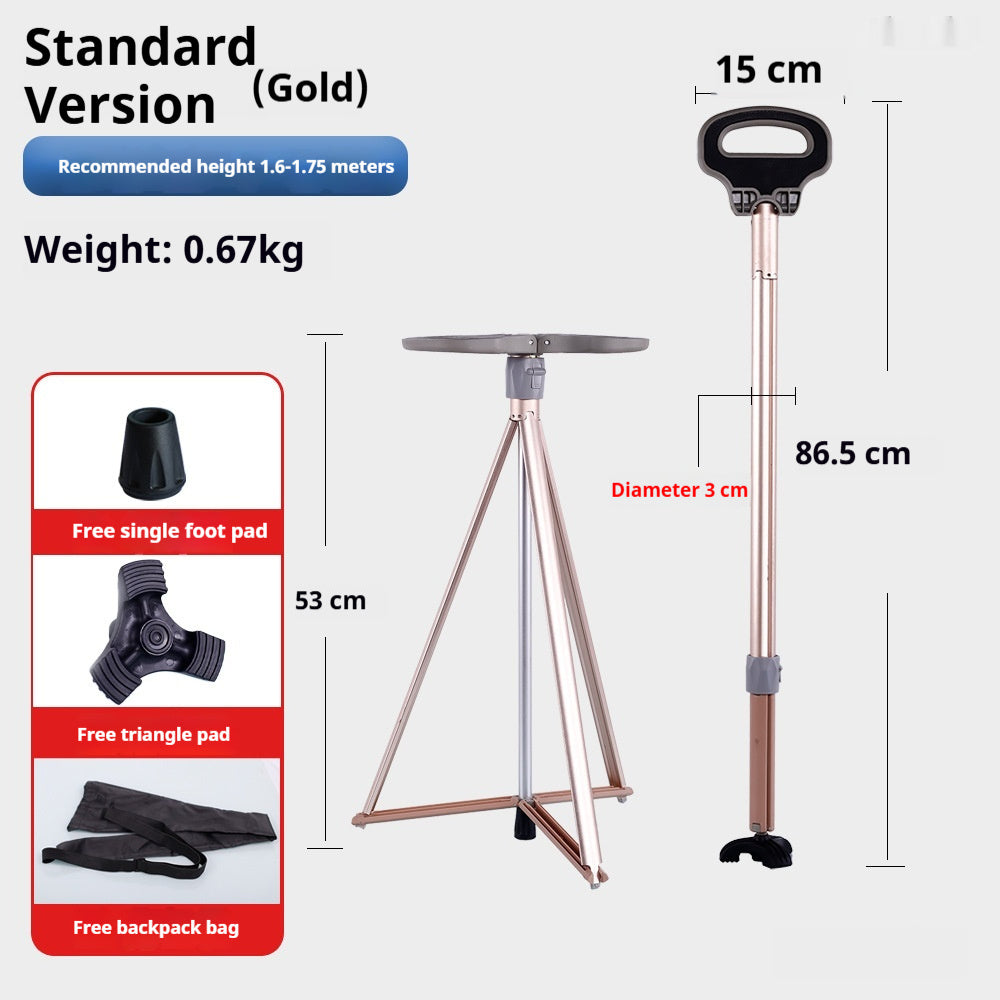 Multifunctional Outdoor Folding Aluminum Alloy Poles