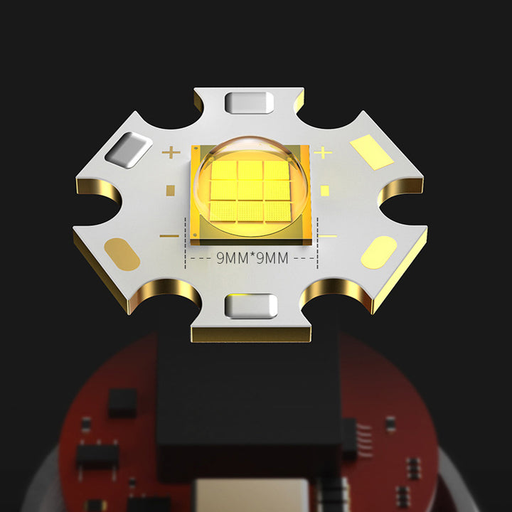 USB Electric Display Camping Portable Flashlight