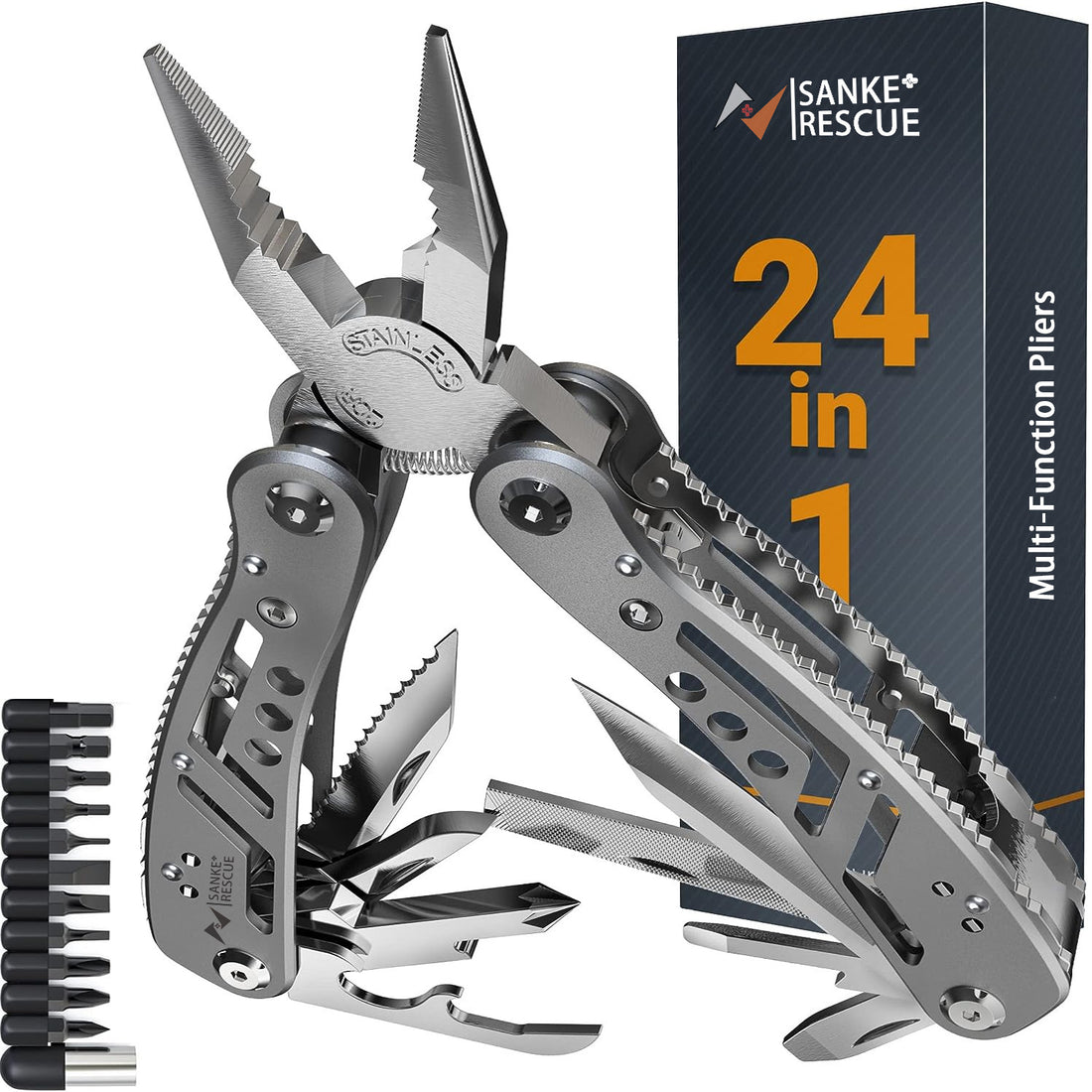24 In 1 Multifunctional Universal Diagonal Pliers Hardware