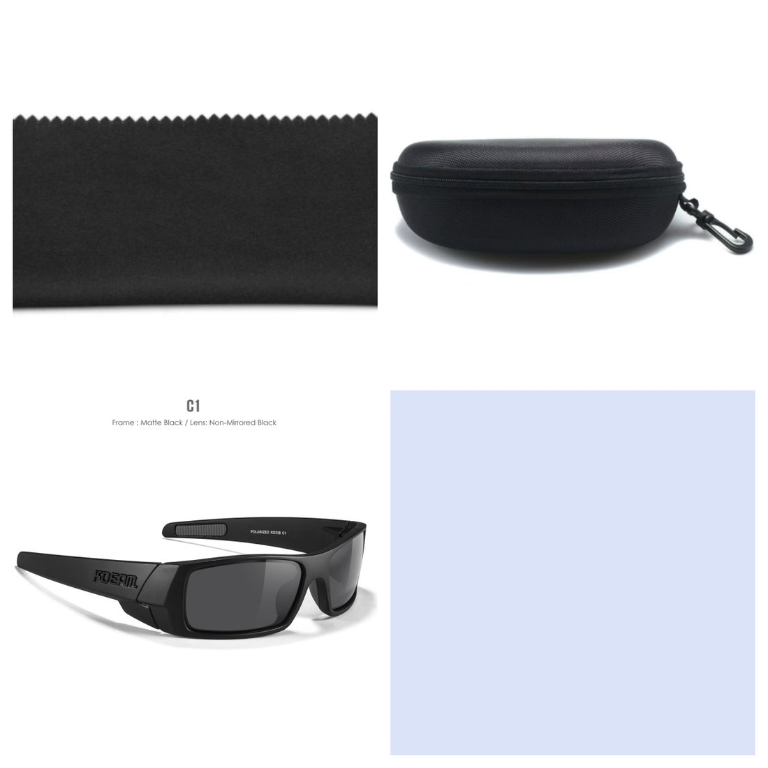 New Outdoor Sports Polarized Sunglasses Square Versatile Eye Protection Colorful Sunglasses