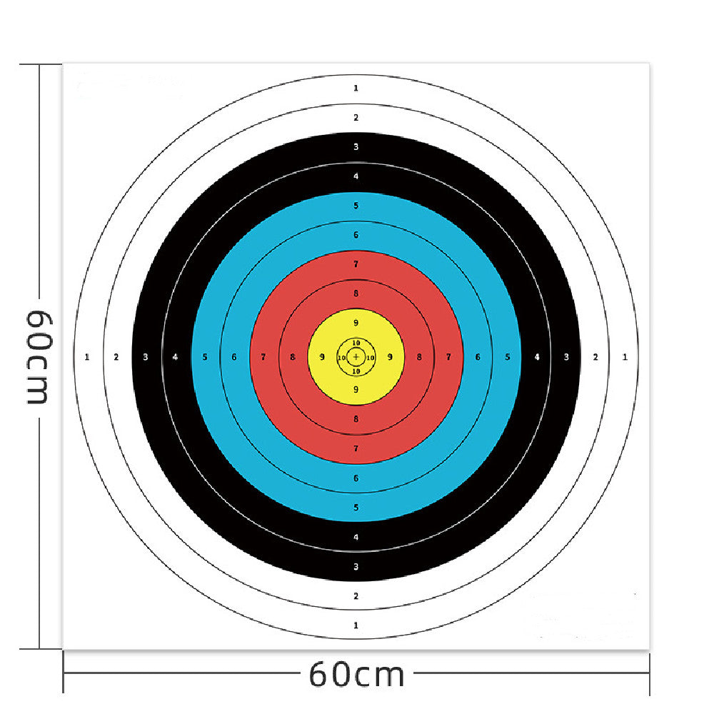 Full Ring Archery Dart Target Paper