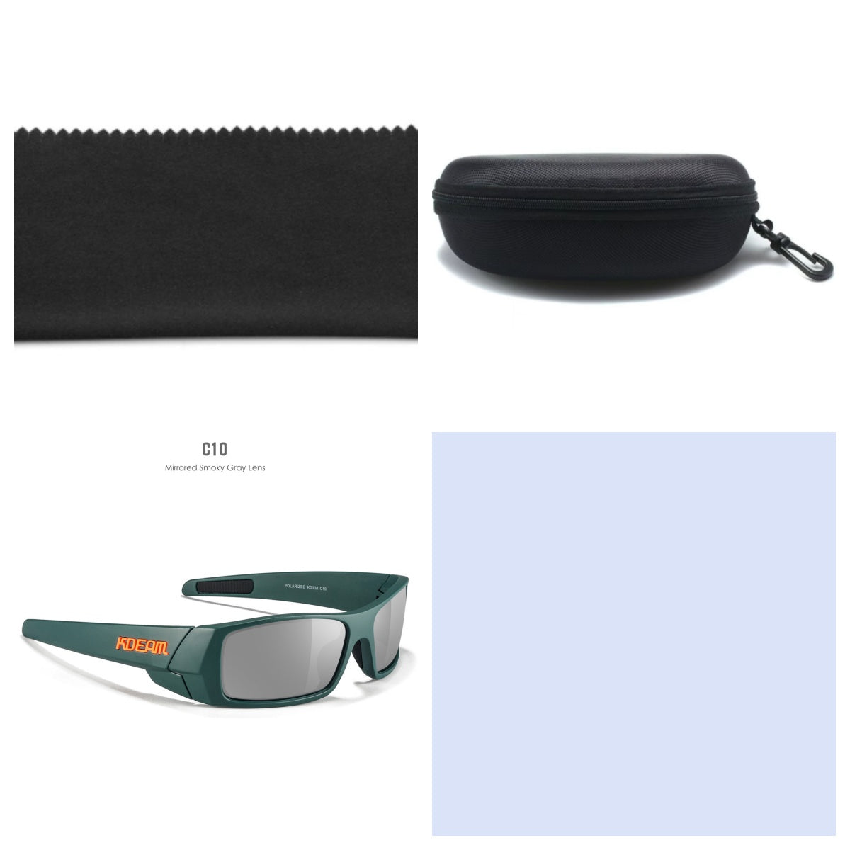 New Outdoor Sports Polarized Sunglasses Square Versatile Eye Protection Colorful Sunglasses