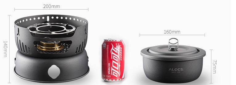 Alcohol Stove Outdoor Windproof Cookware