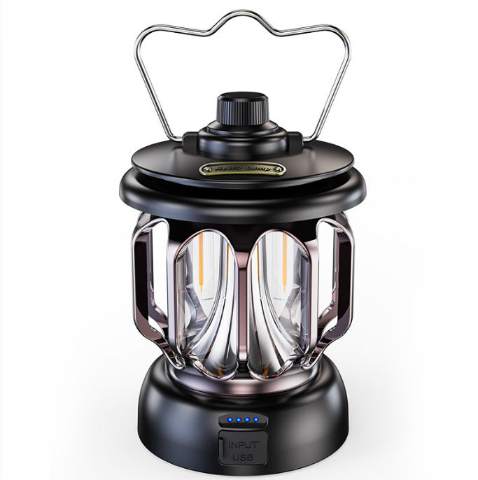 Outdoor Camping Light LED Retro Horse Lantern