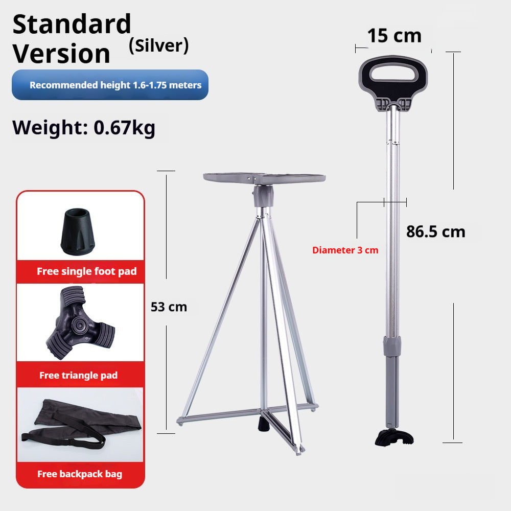 Multifunctional Outdoor Folding Aluminum Alloy Poles