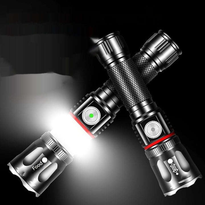 Outdoor Camping Telescopic Flashlight