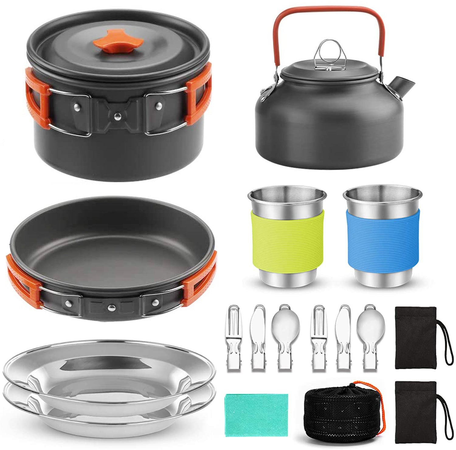 Camping Cooker Outdoor Teapot Picnic Pot Set